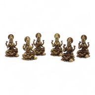 Miniaturgötter aus Messing – Lakshmi (22 g) – 37 mm