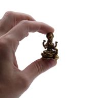 Miniaturgötter aus Messing – Lakshmi (22 g) – 37 mm