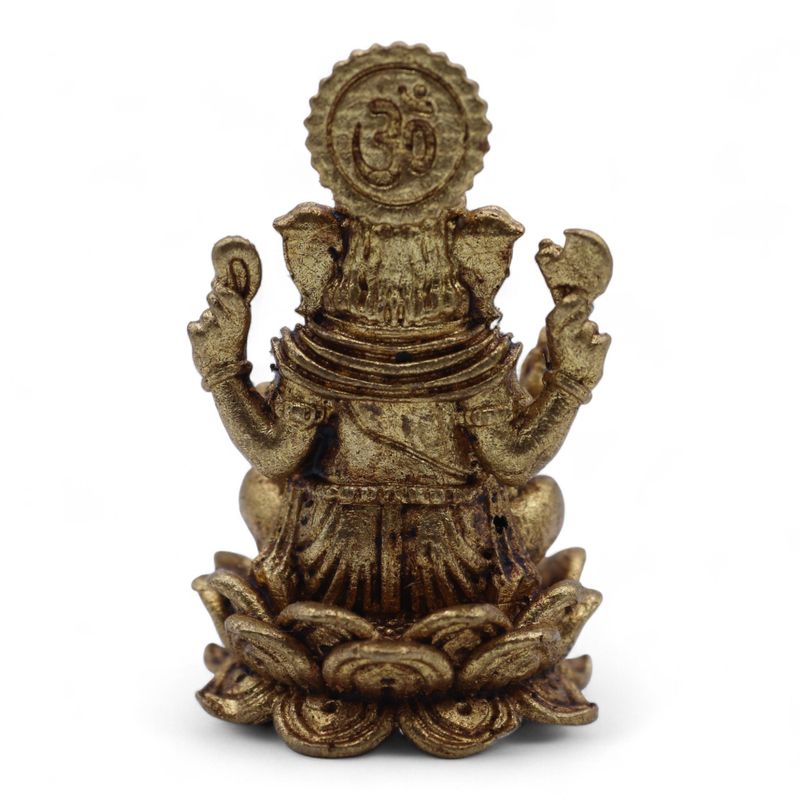 Miniatur-Götterfiguren aus Messing – Ganesha (22 g) – 37 mm