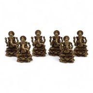 Miniatur-Götterfiguren aus Messing – Ganesha (22 g) – 37 mm