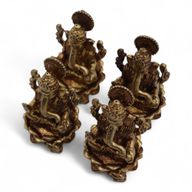 Miniatur-Götterfiguren aus Messing – Ganesha (52 g) – 49 mm