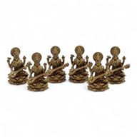 Miniaturgötter aus Messing – Saraswati (22 g) – 34 mm