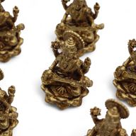 Miniaturgötter aus Messing – Saraswati (22 g) – 34 mm