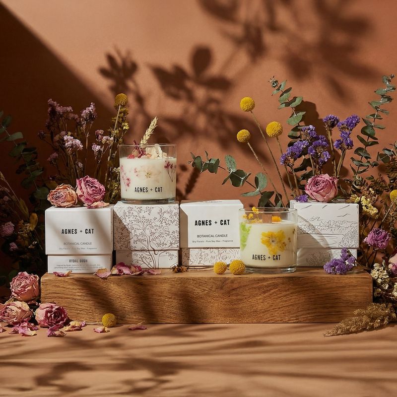 Agnes & Cat Botanische Sojakerze – Lakeland Mocha