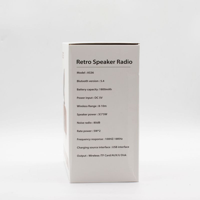 Retro-Mini-Doppel-Grammophon-Lautsprecher – Bluetooth – 2 x 5,4 Watt