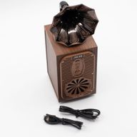 Retro-Grammophon-Lautsprecher (extra laut) – Bluetooth – 8 Watt