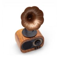 Retro-Mini-Grammophon-Lautsprecher – Bluetooth & FM-Radio – 1 x 5 Watt