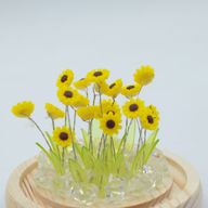 Floral Glow Gartenkuppel – 20 Sonnenblumen – LED-USB