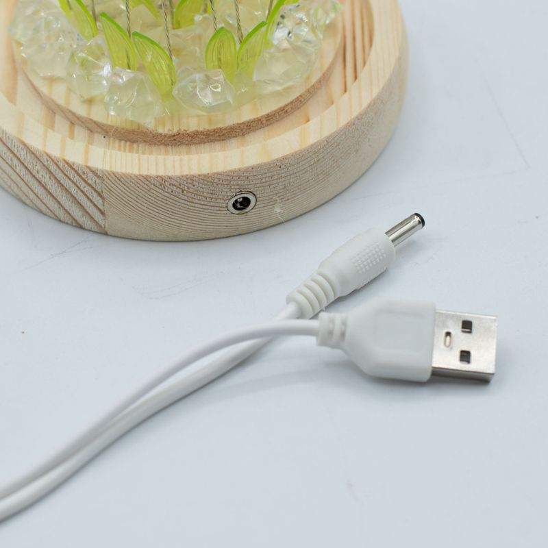 Floral Glow Gartenkuppel – 20 Sonnenblumen – LED-USB
