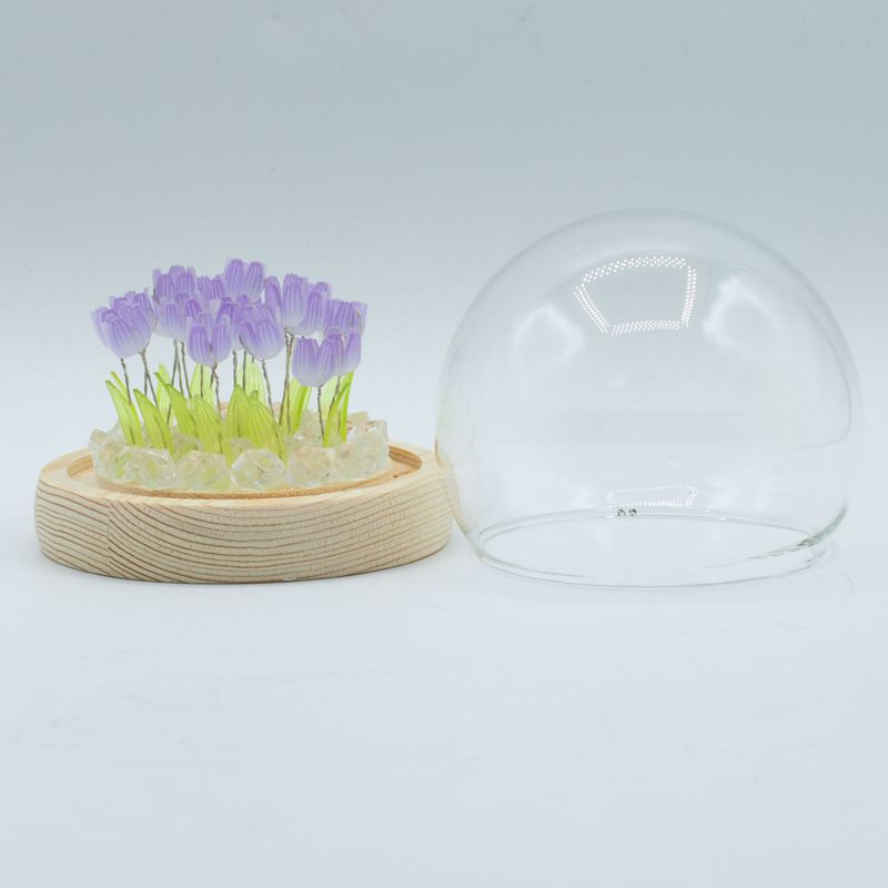 Floral Glow Gartenkuppel – 20 Tulpen – LED-USB