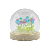 Floral Glow Gartenkuppel – 20 mehrfarbige Tulpen – LED-USB