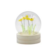 Floral Glow Gartenkuppel – 5 Sonnenblumen – LED-Batterie
