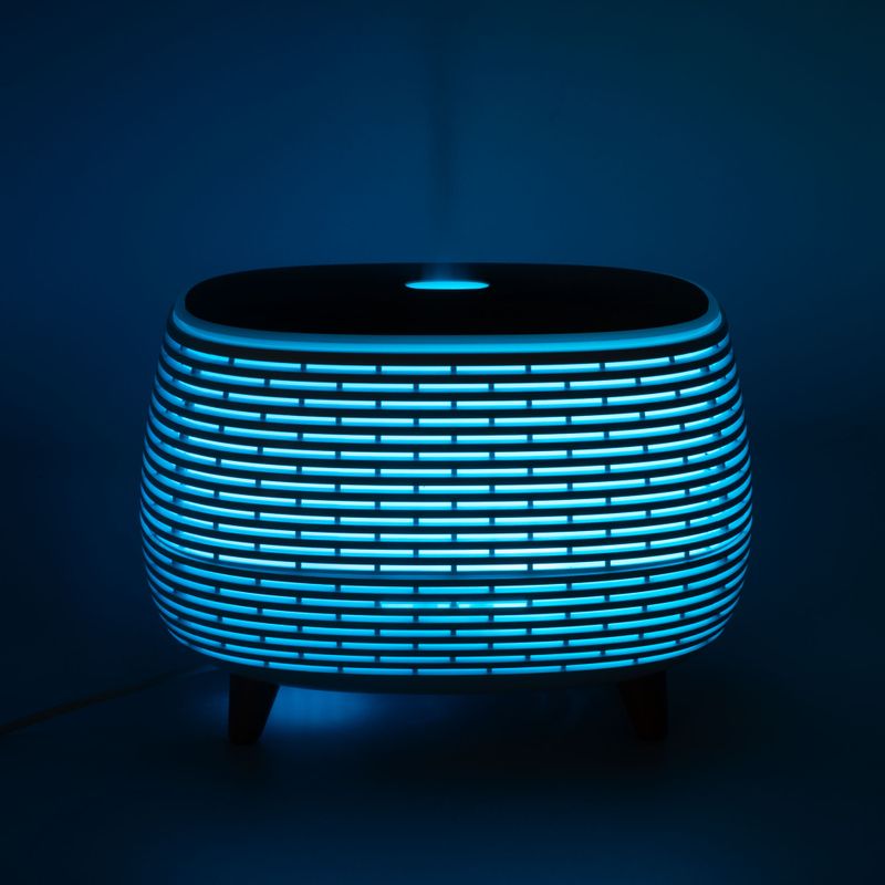 Aromatherapie Futuristisches geripptes Design – USB – Farbwechsel – Fernbedienung