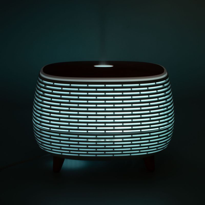 Aromatherapie Futuristisches geripptes Design – USB – Farbwechsel – Fernbedienung