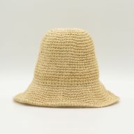 Nomad Sari Floppy Straw Sonnenhut - Naturbeige