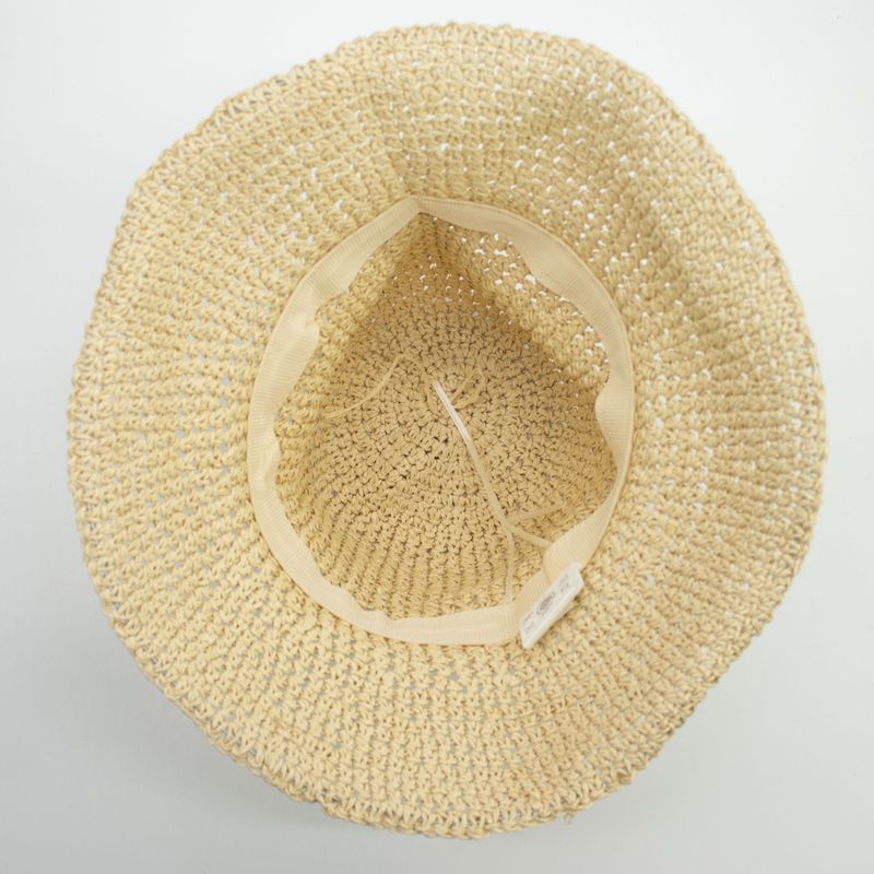 Nomad Sari Floppy Straw Sonnenhut - Naturbeige