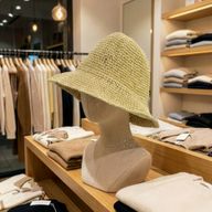 Nomad Sari Floppy Straw Sonnenhut - Naturbeige