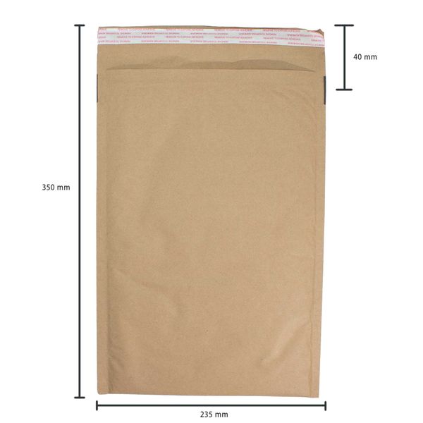 Kraftpapier-gepolsterter Wabenumschlag (235x350+40mm)