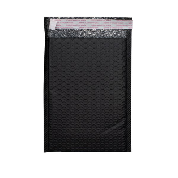 Schwarzer Poly-Luftpolsterumschlag (180x230+40mm)