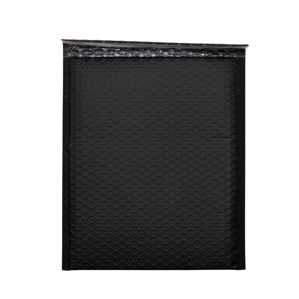 Schwarzer Poly-Luftpolsterumschlag (260x300+40mm)