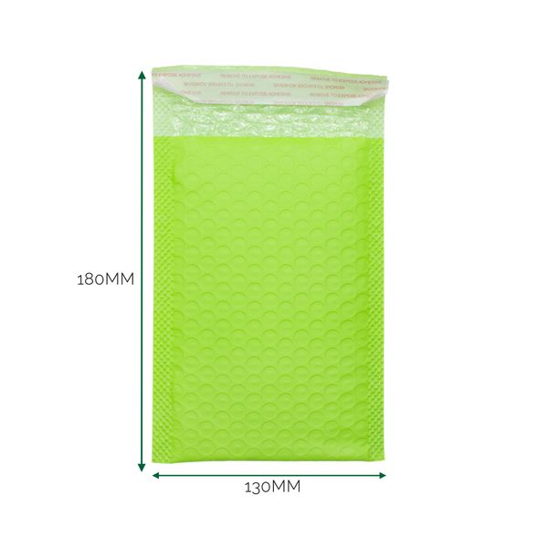 Blauer Poly-Luftpolsterumschlag (130x180+40mm)