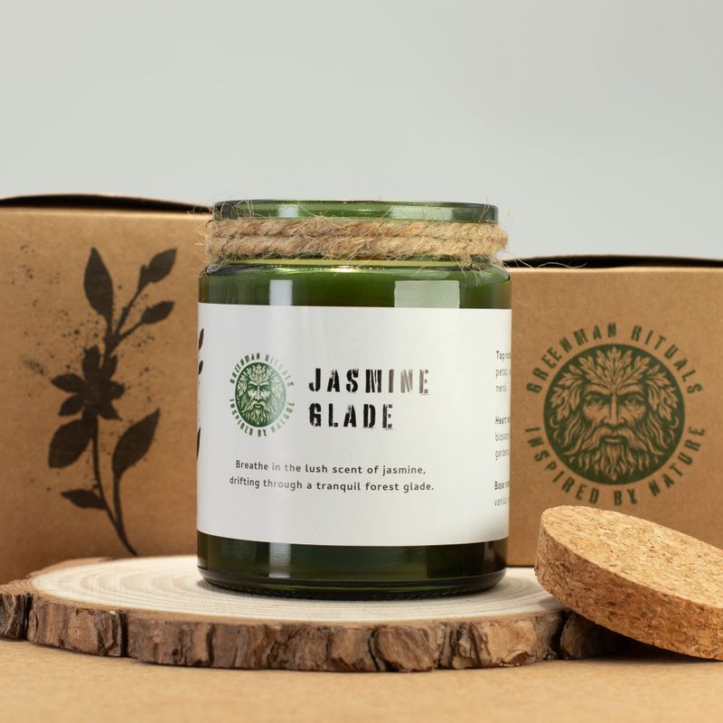 Woodwick Soja-Kerze - Jasmin-Lichtung