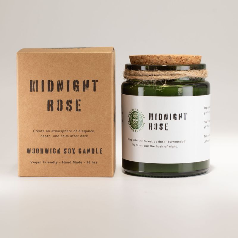 Woodwick Soja-Kerze - Midnight Rose