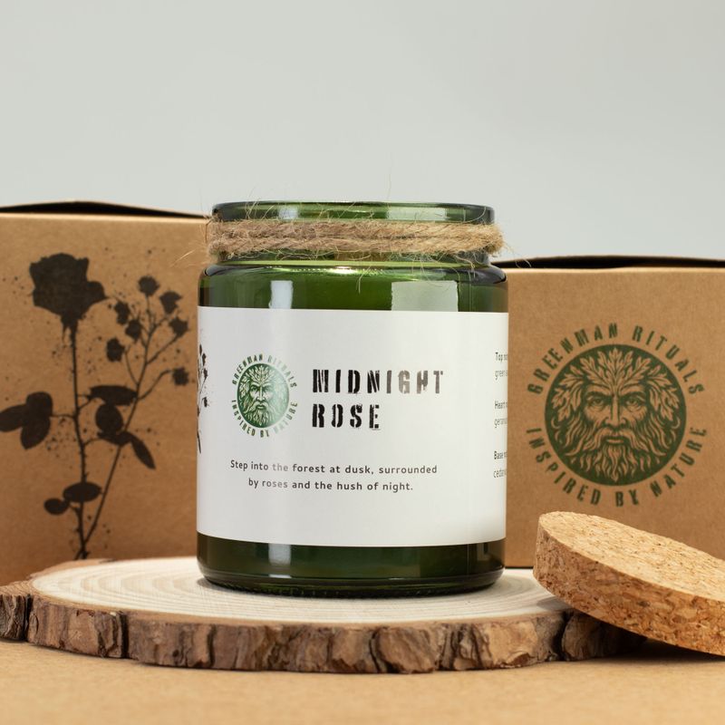 Woodwick Soja-Kerze - Midnight Rose