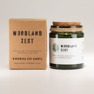 Woodwick Sojawachskerze - Waldduft
