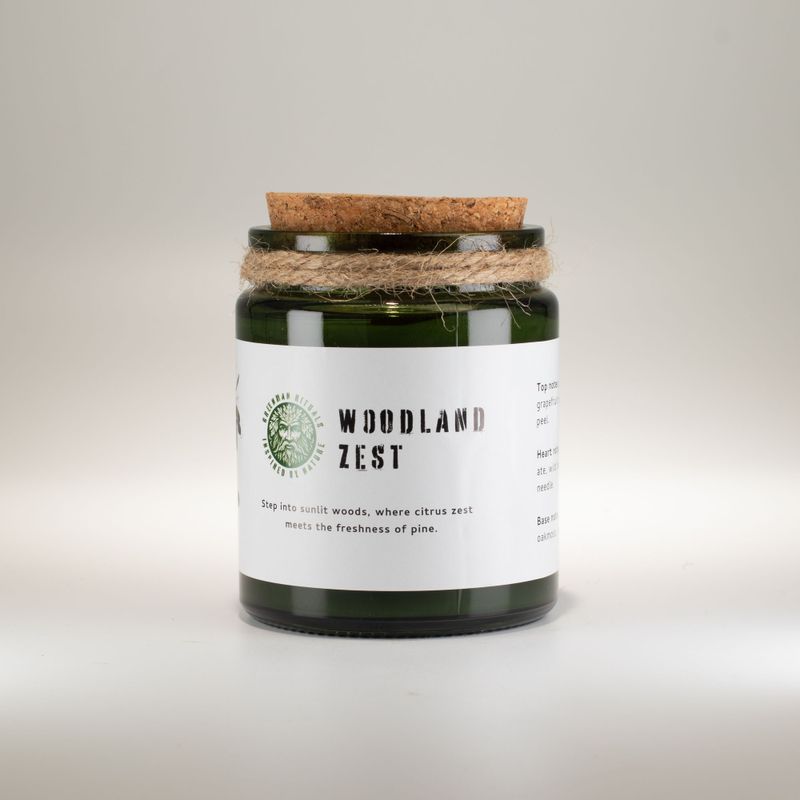 Woodwick Sojawachskerze - Waldduft