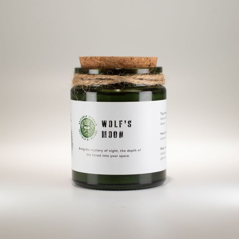Woodwick Sojawachskerze - Wolfsmond