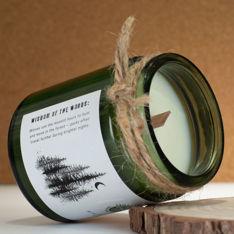 Woodwick Sojawachskerze - Wolfsmond