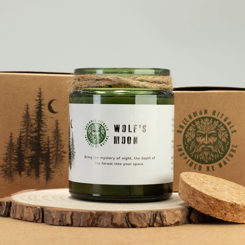 Woodwick Sojawachskerze - Wolfsmond