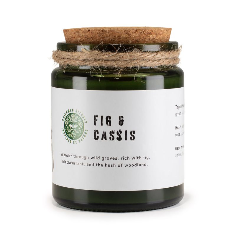 Woodwick Soja-Duftkerze - zerdrückte Feige & Cassis