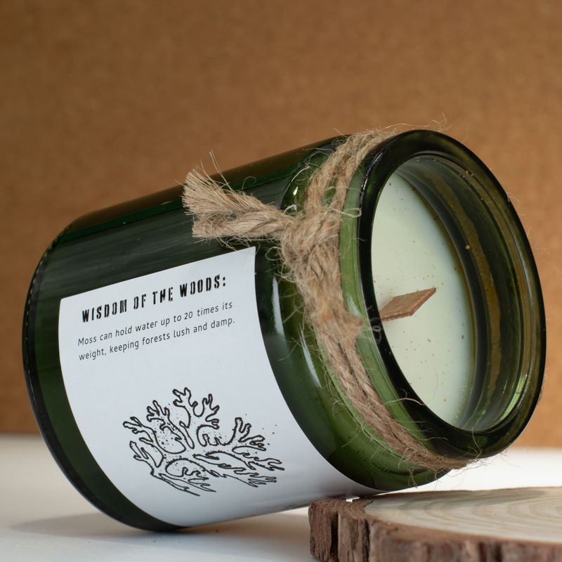 Woodwick Sojawachskerze - Moos & Nebel
