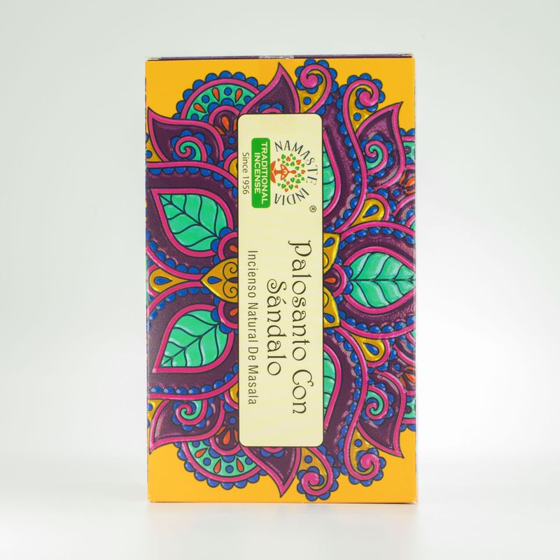 Namaste Mandala Masala Räucherstäbchen – Palosanto mit Sandelholz
