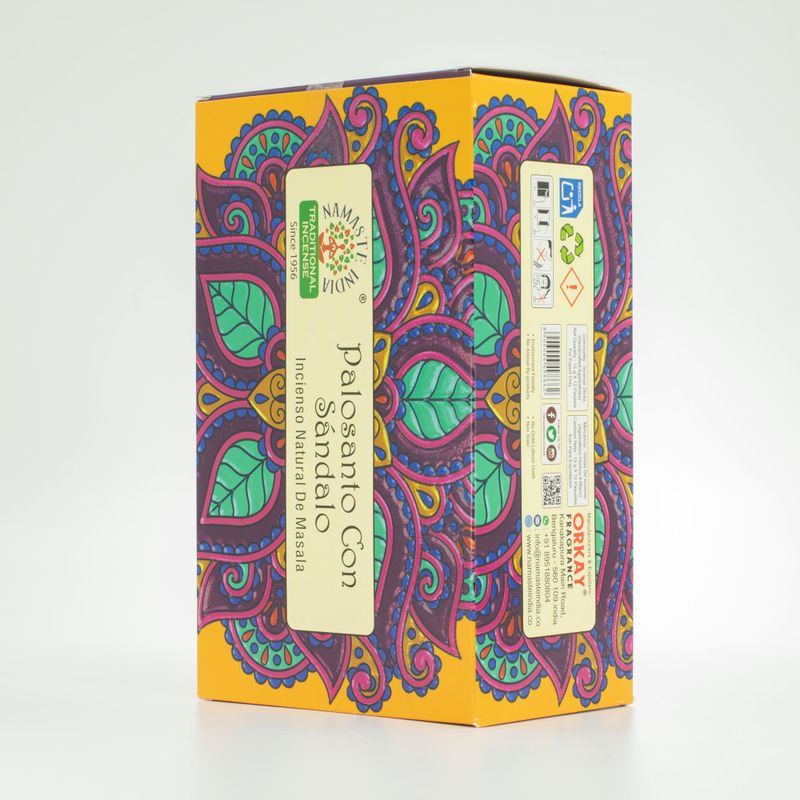 Namaste Mandala Masala Räucherstäbchen – Palosanto mit Sandelholz