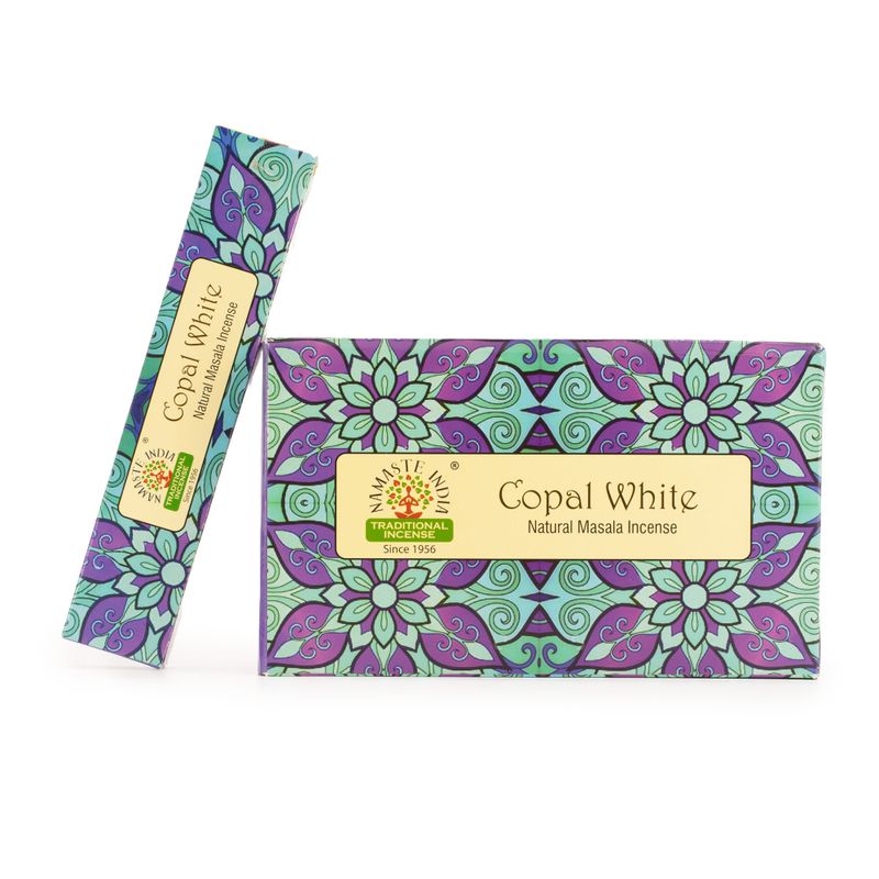 Namaste Mandala Masala Räucherstäbchen – Copal White