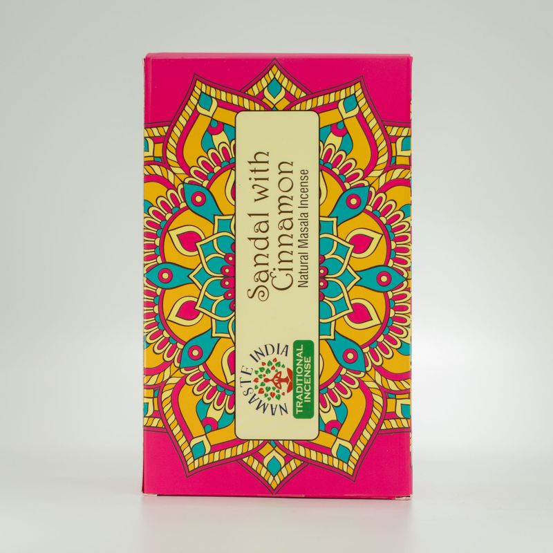 Namaste Mandala Masala Räucherstäbchen – Sandale mit Zimt