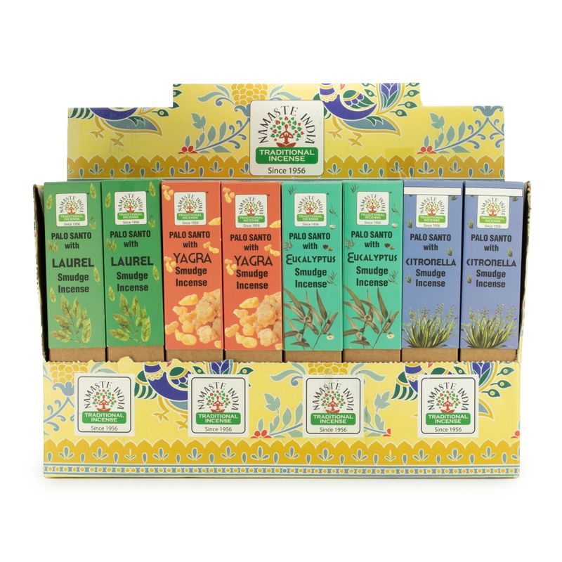 Earth Inspired Räucherstäbchen-Displaypackung (4x12 Düfte) (05-08)
