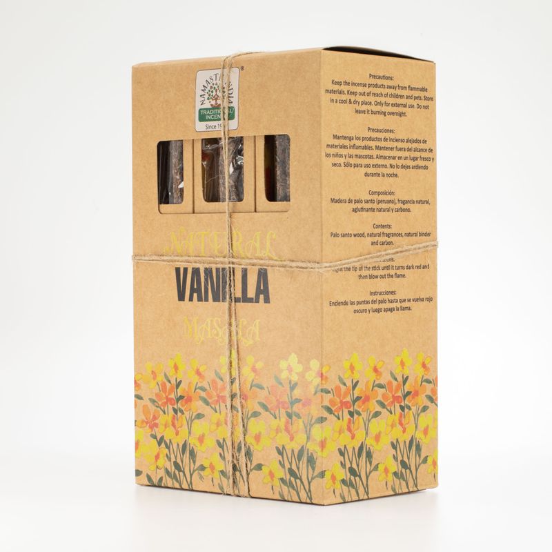 Natürliches botanisches Masala-Räucherstäbchen - Vanille