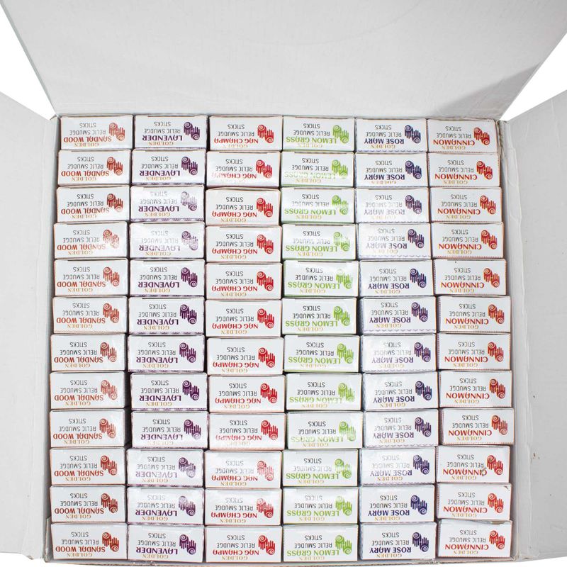 30 g Goldene Räucherstäbchen - Display-Set 2