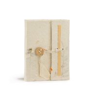 Mini-Notizbuch „Lokta Mixed Flowers“, groß (12 x 8 cm), 40 Blätter