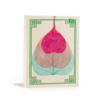 Med Lokta Bodhi Blatt-Notizbuch Lrg (15x12cm) - 45 Blätter (sortiert)