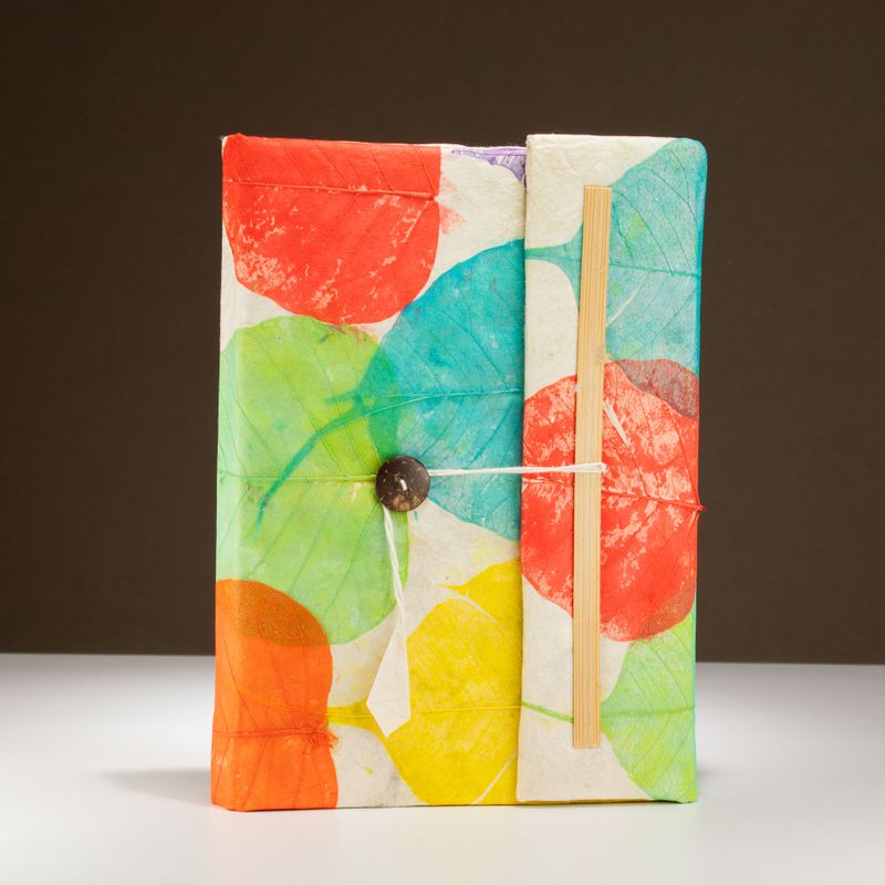 Große Lokta-Blätter, bunt, groß (21 x 15 cm) – 45 Blätter