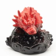 Rückfluss-Räuchergefäß – Kleiner roter Drache