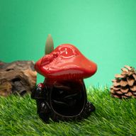 Rückfluss-Räuchergefäß – Großer roter Pilz
