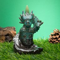 Rückfluss-Räuchergefäß – Drache über Buddha