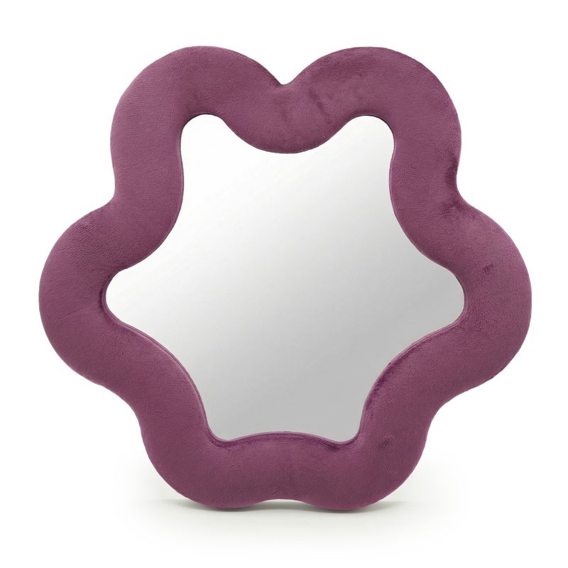 Weiche, geschwungene Spiegel – Stern – Mauve (33) – 33 x 231 x 2,3 cm