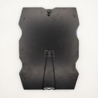 Weich geschwungene Spiegel – Massiver Rahmen – Königsblau (54) – 30,5 x 22,5 x 2,3 cm